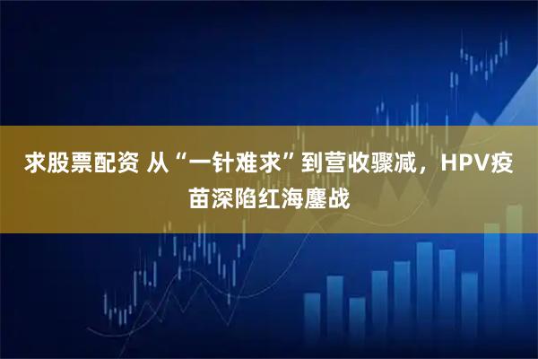 求股票配资 从“一针难求”到营收骤减，HPV疫苗深陷红海鏖战